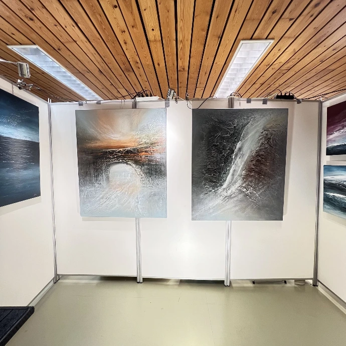 Twee grote doeken van Yelena Bondarenko op ART RSL 2026, Roeselare